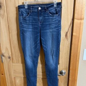 American Eagle Outfitters Dark Blue Skinny Jeggings